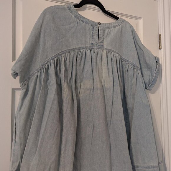 We The Free Moon City Denim Top - Picture 3 of 4